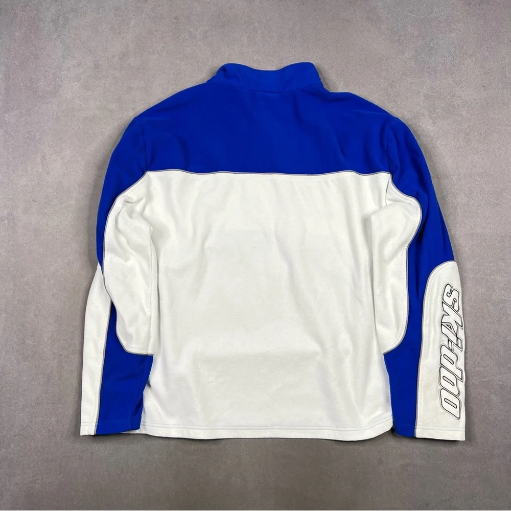Ski Doo Blue and White Quarter-Zip Pullover - Picture 2 of 5